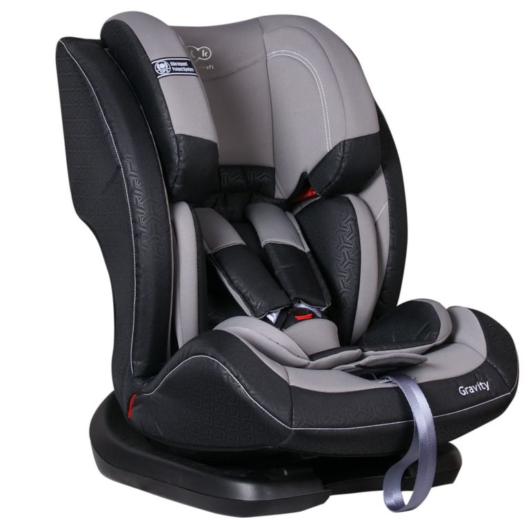 Kinderkraft, Gravity, fotelik samochodowy, 9-36 kg, szary