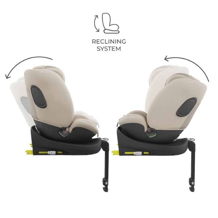 Kinderkraft, I-Fix, fotelik samochodowy, 61-150 cm, beige