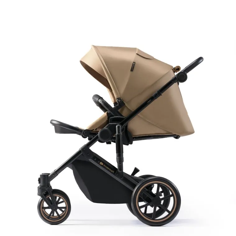 Kinderkraft, Prime 2, wózek wielofunkcyjny, 2w1, Sandrose Beige