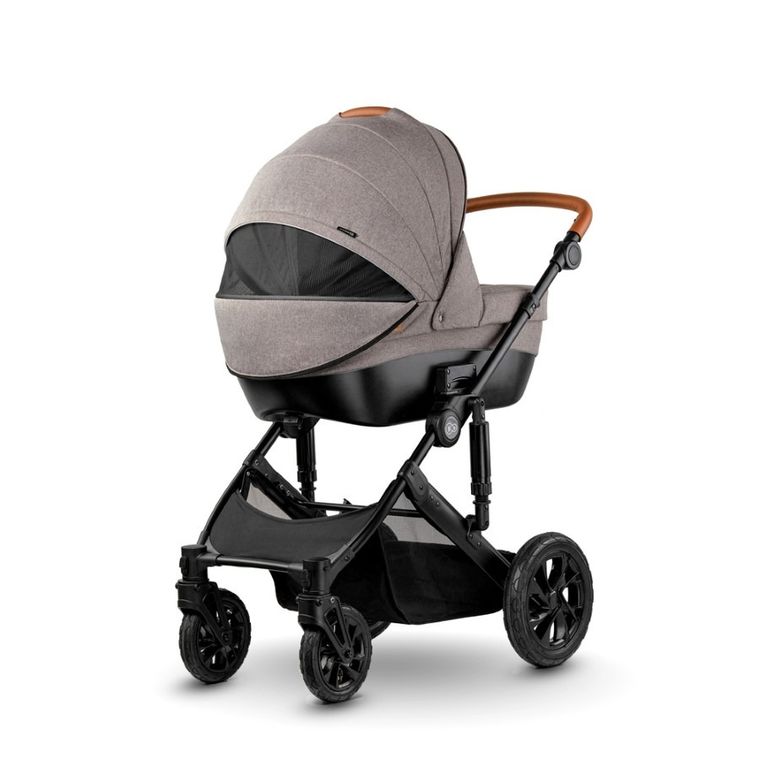 Kinderkraft, Prime, wózek wielofunkcyjny 3w1, Beige