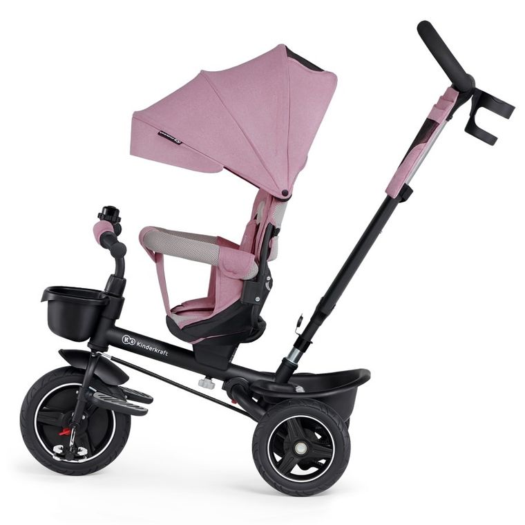 Kinderkraft, Spinstep, rowerek trójkołowy, Pink