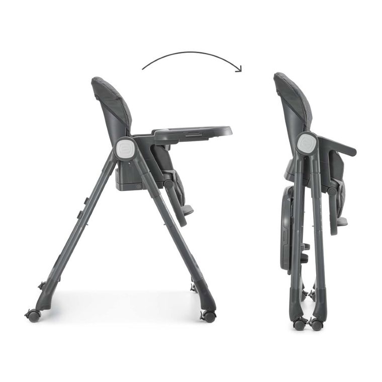 Kinderkraft, Tulo, krzesełko do karmienia, grey
