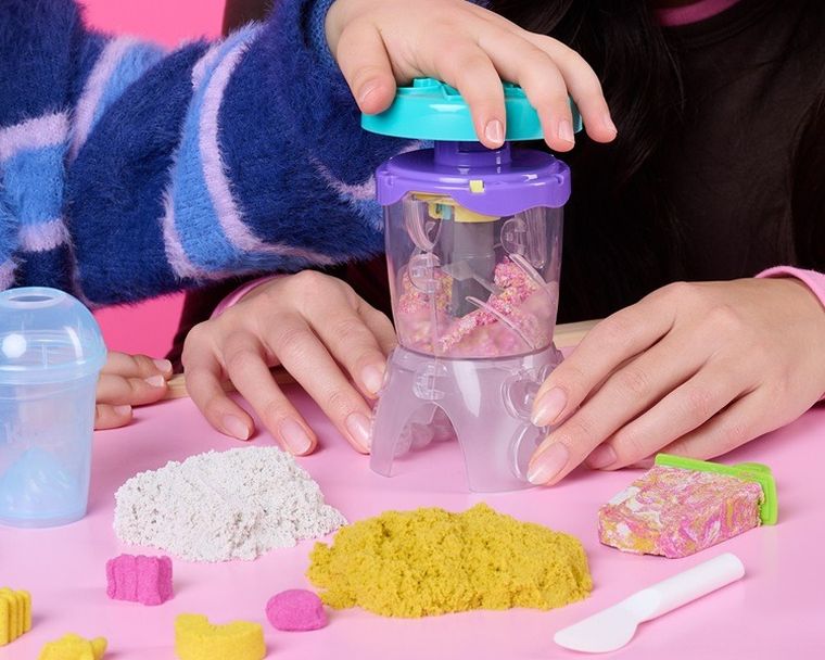 Kinetic Sand, Smoothie Blender, piasek kinetyczny z akcesoriami