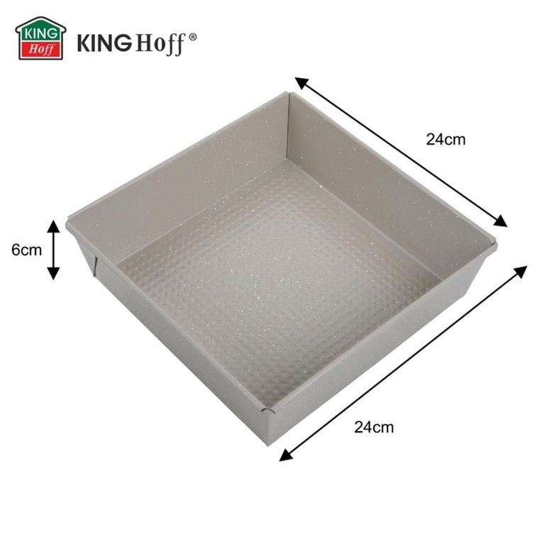 Kinghoff, blacha, forma do ciasta, prostokątna, 36,5-24 cm, kh-1975