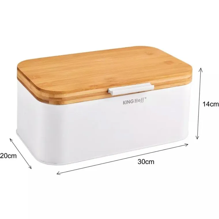 Kinghoff, chlebak bambusowo-stalowy, KH-1795