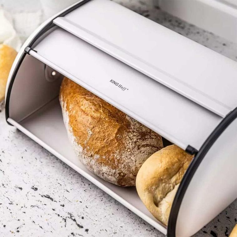 Kinghoff, chlebak stalowy, biały