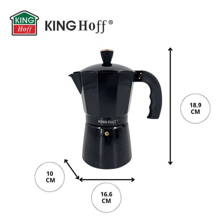 Kinghoff, kawiarka zaparzacz do kawy, indukcja, 300 ml