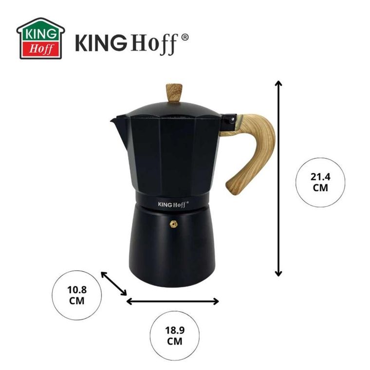 Kinghoff, kawiarka, zaparzacz do kawy, indukcja, 450 ml, kh-1887