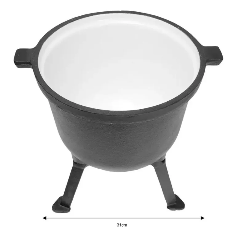 Kinghoff, kociołek żeliwny, emaliowany, 7l