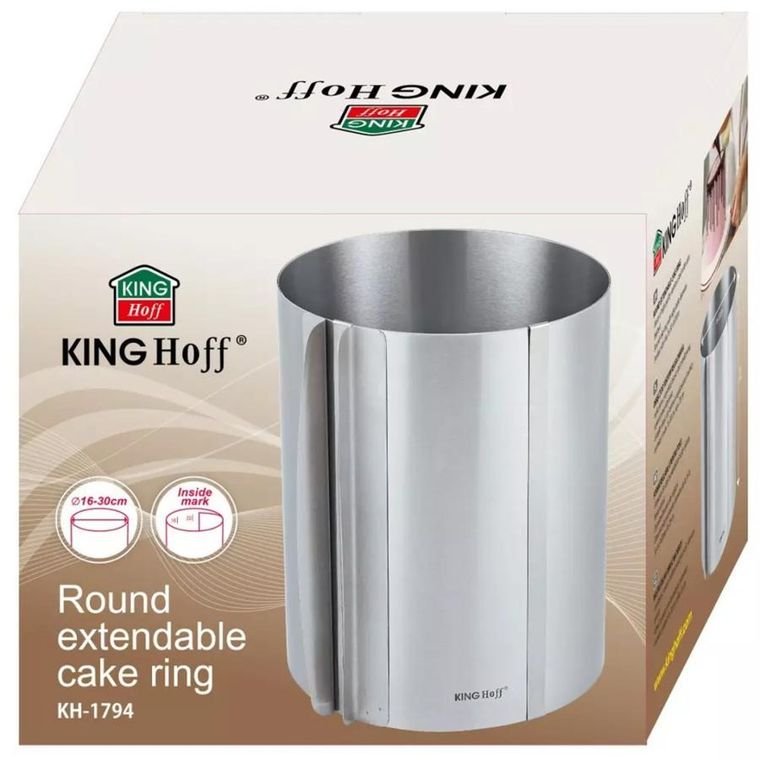 Kinghoff, obręcz do tortów, tortownica, 20 cm, KH-1794