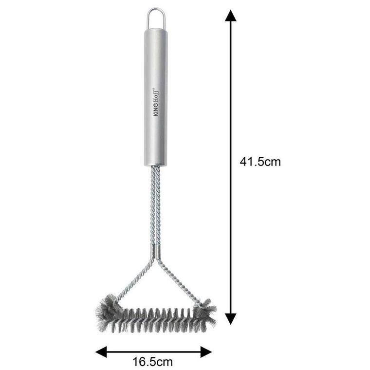 Kinghoff, szczotka do czyszczenia rusztu, grilla, stalowa, KH-1915