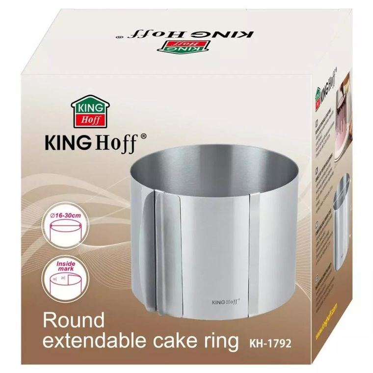 Kinghoff, tortownica rant obręcz do tortów, 12 cm, KH-1792