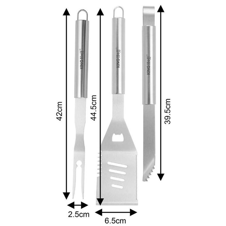 Kinghoff, zestaw przyborów do grilla, KH-1919