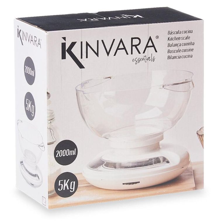 Kinvara, waga kuchenna z miską, 2l