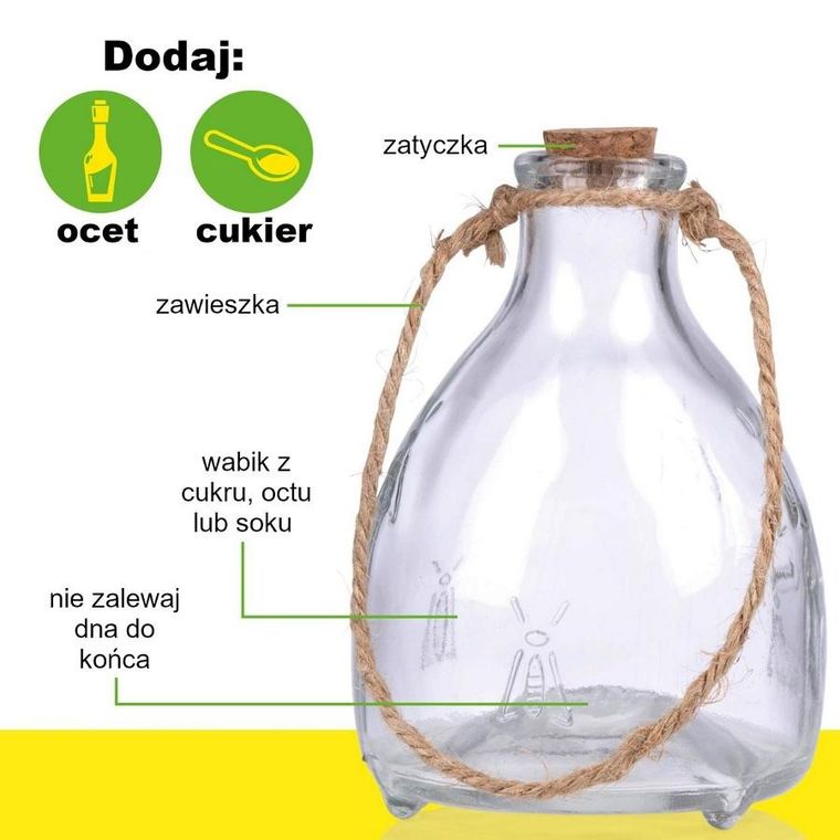 Kinzo, pułapka na osy, szklana, 2 szt.
