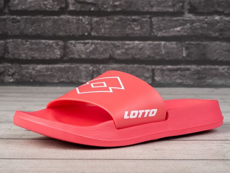 Klapki damskie, różowe, Lotto Lathi