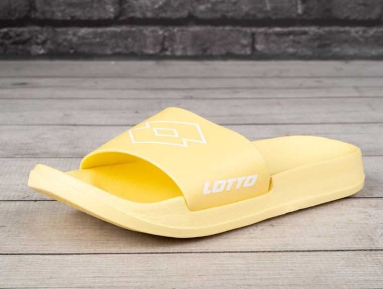 Klapki damskie, żółte, Lotto Lathi