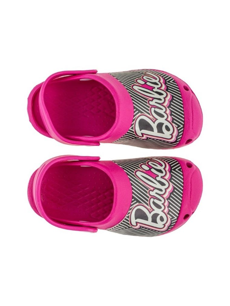Klapki dziewczęce, różowe, Barbie, Otaro