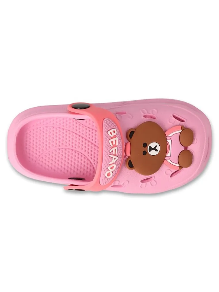 Klapki dziewczęce, różowe, Befado