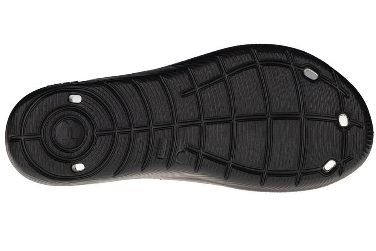 Klapki męskie, czarne, Under Armour Locker IV SL