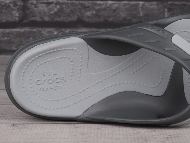 Klapki męskie, japonki, czarne, Crocs Modi Sport Flip