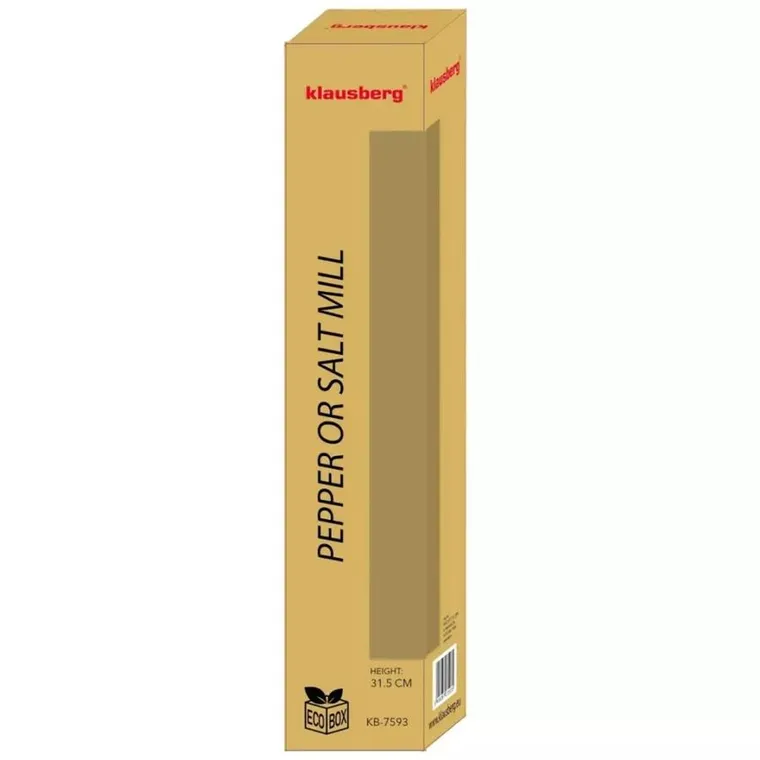 Klausberg, akacjowy młynek do pieprzu i soli, 31,5 cm, KB-7593