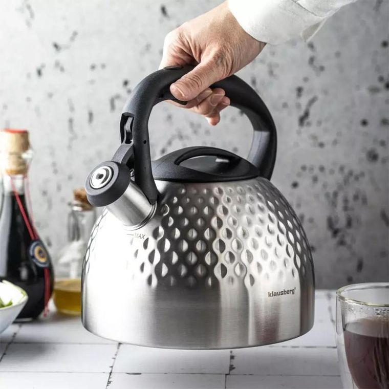 Klausberg, czajnik stalowy z gwizdkiem, 3l