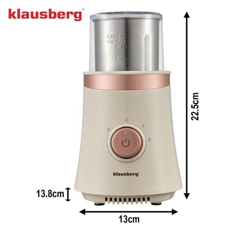 Klausberg, elektryczny młynek do kawy przypraw owoców, kb-7993