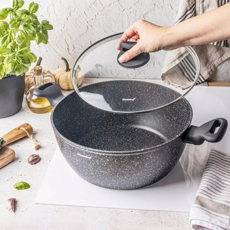 Klausberg, garnek marmurkowy, 28 cm, 5,7l, KB-7672