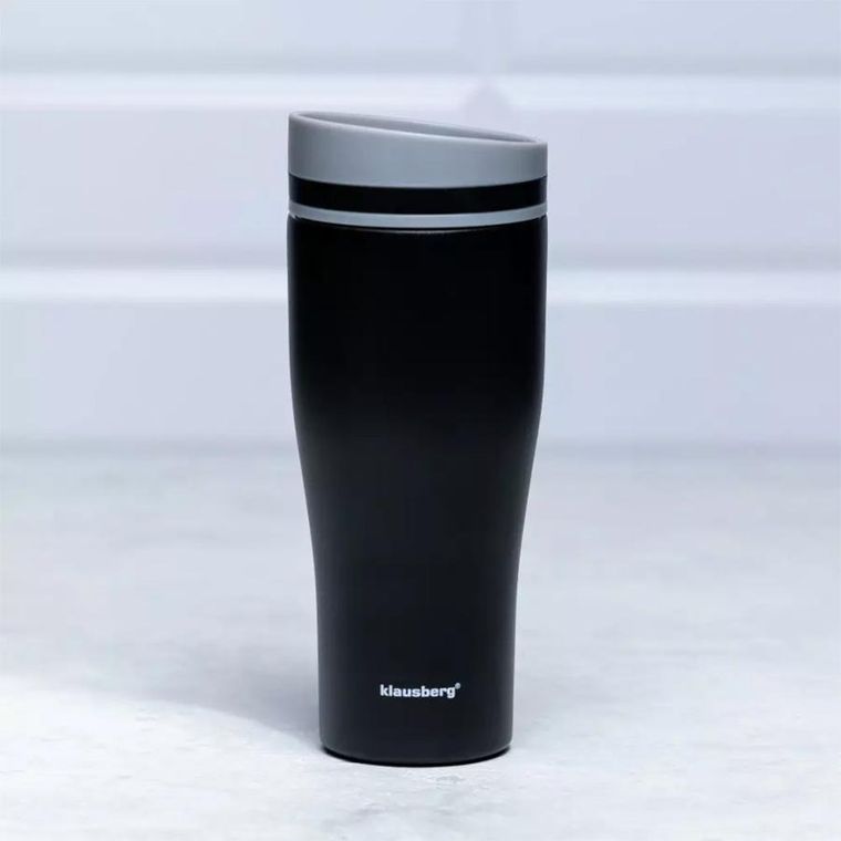 Klausberg, kubek termiczny, click clack, 380 ml, KB-7617