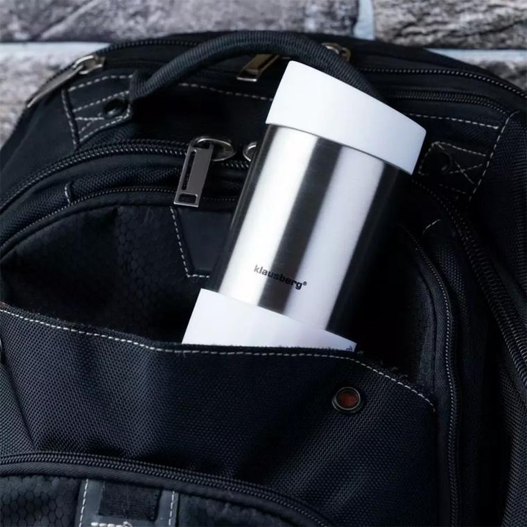 Klausberg, kubek termiczny, click clack, 400 ml, KB-7635