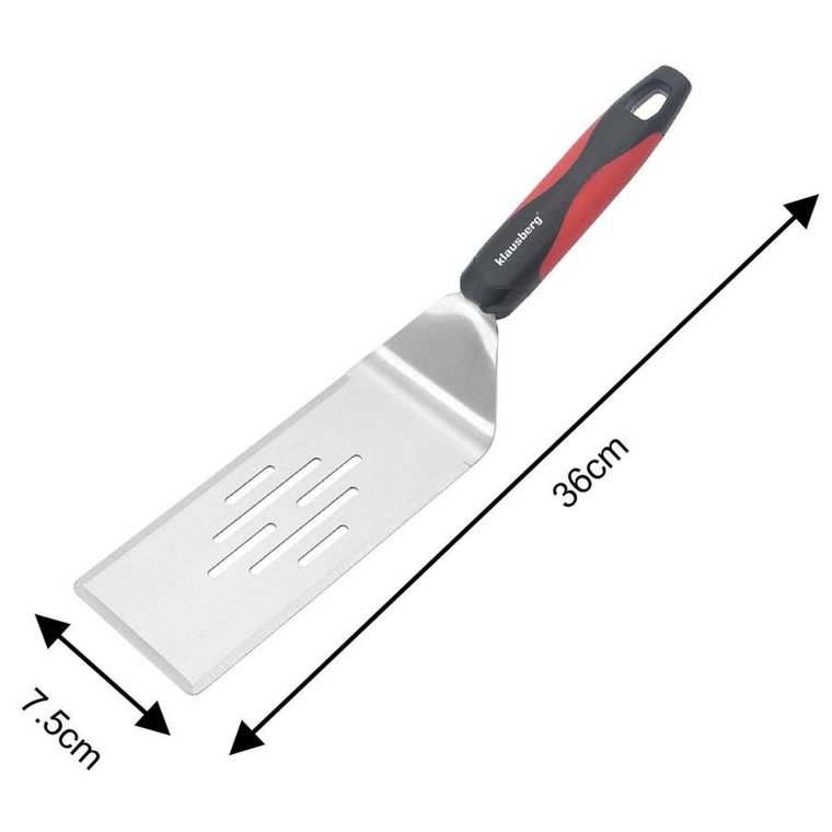 Klausberg, łopatka do grilla, stalowa, 36 cm, KB-7897