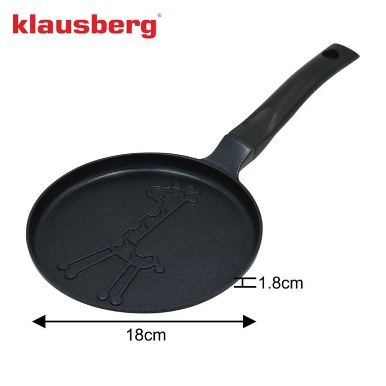 Klausberg, patelnia do naleśników z żyrafą, 18 cm, kb-7975