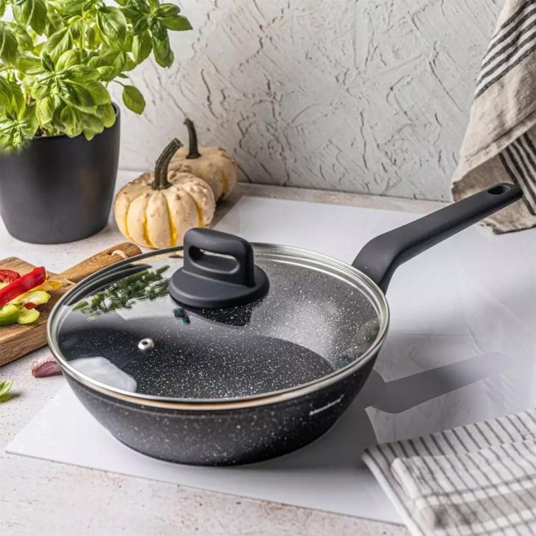 Klausberg, patelnia marmurkowa z pokrywą, 24 cm, KB-7666