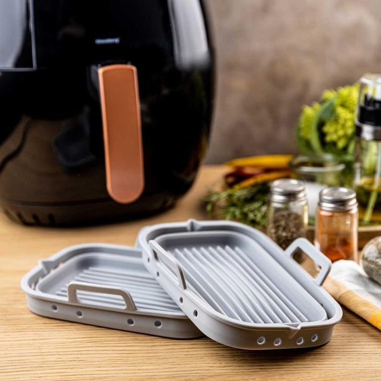Klausberg, wkład silikonowy do frytownicy, prostokątny, 2 szt.