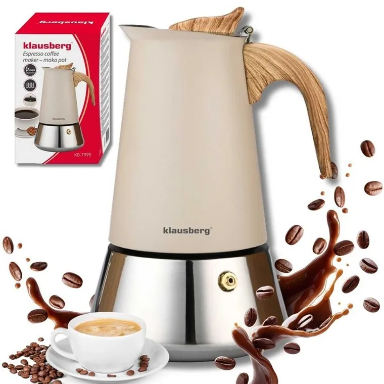 Klausberg, zaparzacz do kawy, na indukcję, 300 ml, KB-7995