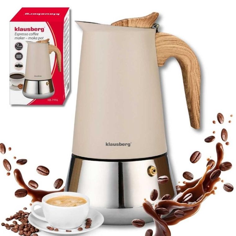 Klausberg, zaparzacz do kawy, na indukcję, 450 ml, KB-7996