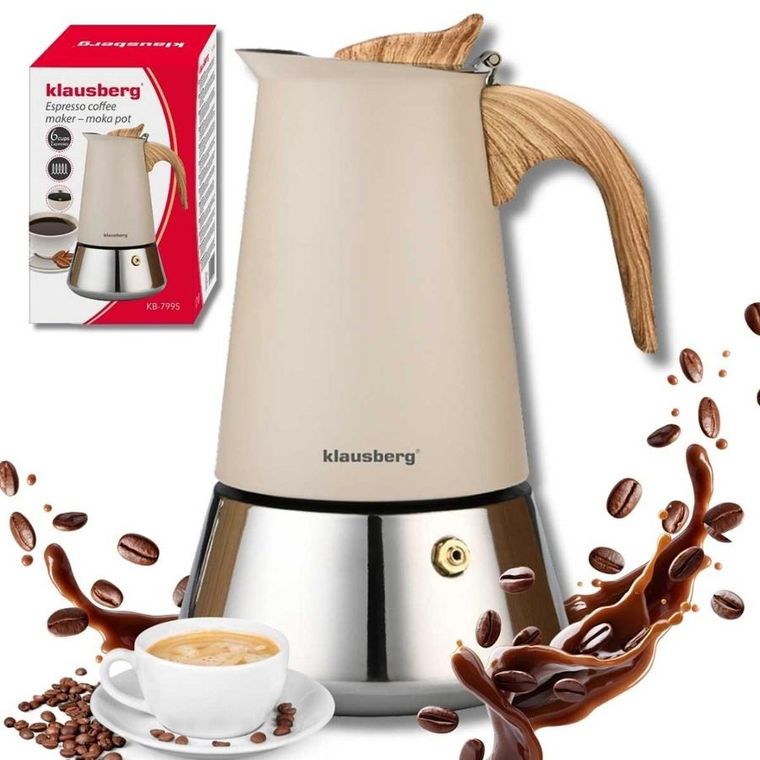 Klausberg, zaparzacz do kawy, na indukcję, 600 ml, KB-7997