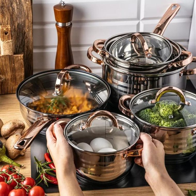 Klausberg, zestaw garnków, 12 elementów, KB-7700