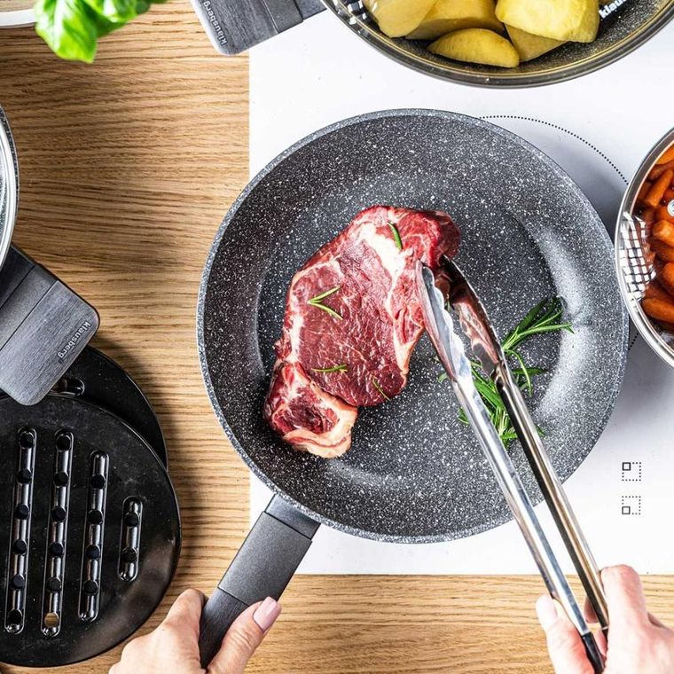 Klausberg, zestaw garnków marmurkowych, 12 elementów