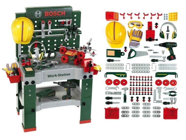 Klein, Bosch, warsztat, stacja napraw ze światłem i dźwiękiem