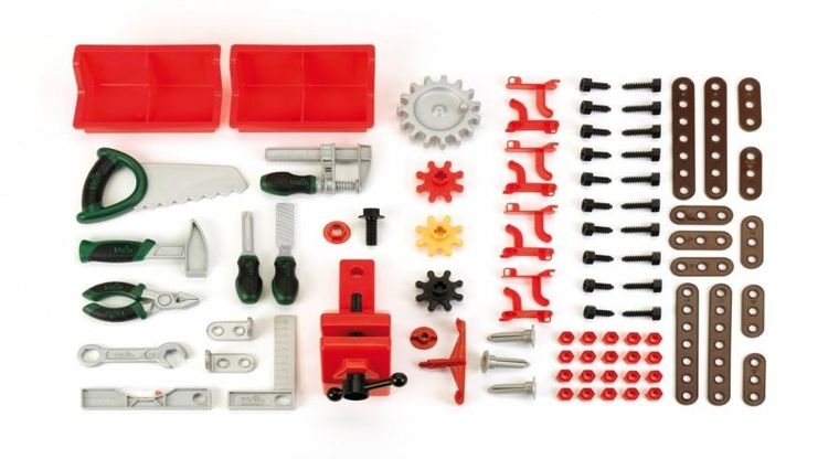 Klein, Bosch, Warsztat z narzędziami budowlanymi, 82 elementy