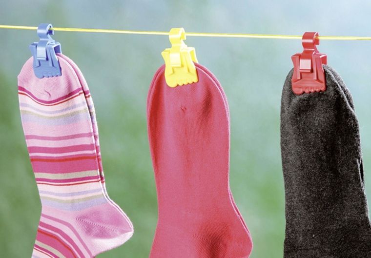 Klipsy do prania skarpet, 7 szt.