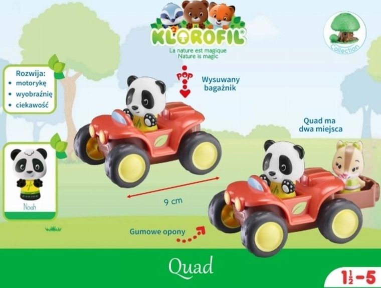 Klorofil, Quad, pojazd z figurką