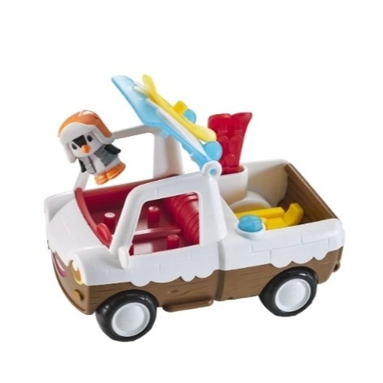 Klorofil, Zimowy Samochód Pick-up, zestaw z figurką