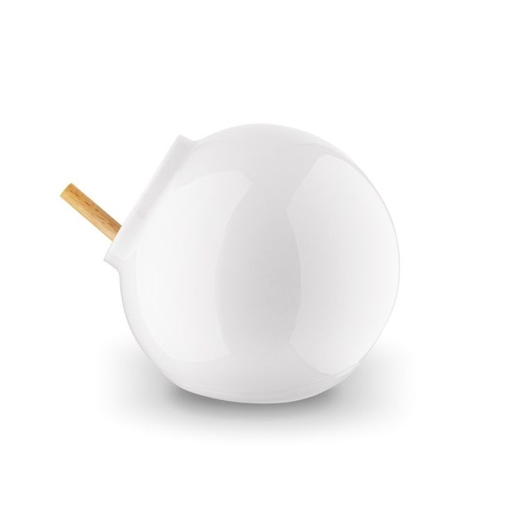 Könighoffer, Ceramic, pojemnik kuchenny z drewnianą łyżeczką, biały