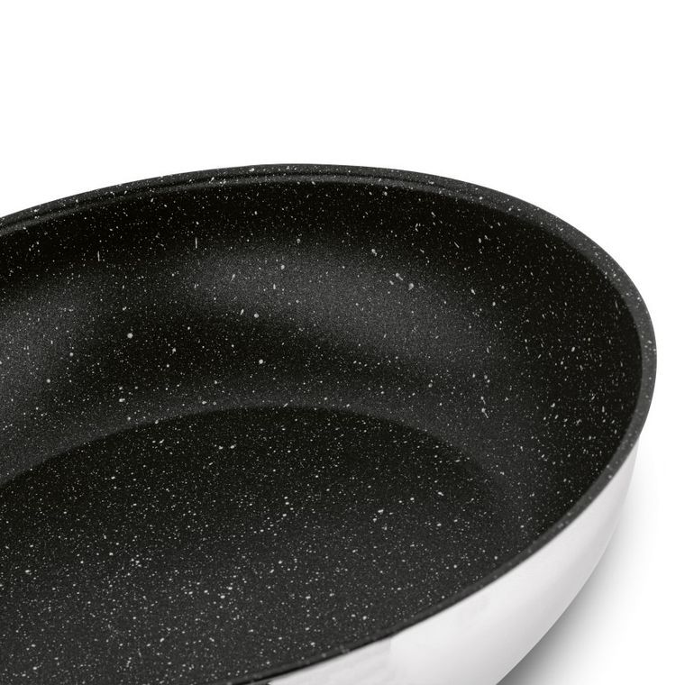 KönigHoffer, Colate, komplet patelni non-stick, odpinana rączka, marble, 20-5,5/24-6,5/28-7 cm