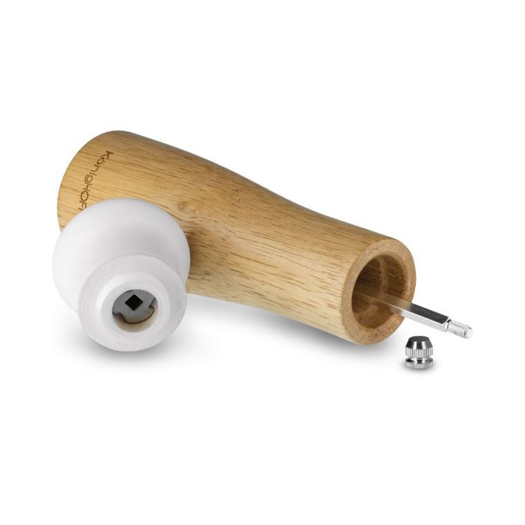 Könighoffer, Cosmic, młynek ręczny do soli i pieprzu, biały