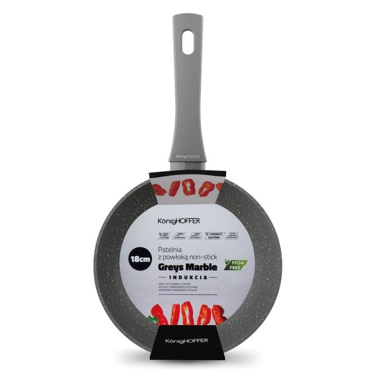 Könighoffer, Greys Marble, patelnia, 18 cm