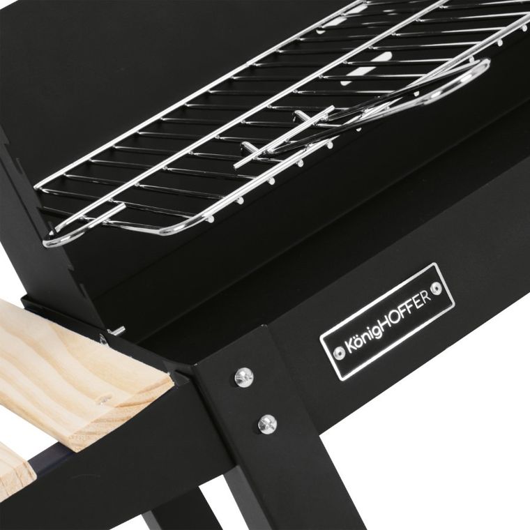 Könighoffer, grill ogrodowy na węgiel, 86-41-80 cm